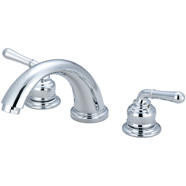 Olympia Faucets Two Handle Roman Tub Trim Set, Widespread, Polished Chrome, Weight: 5.5 P-1131T